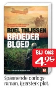 Aanbiedingen Broeder bloed - Huismerk - Boekenvoordeel - Geldig van 25/04/2015 tot 03/05/2015 bij Boekenvoordeel