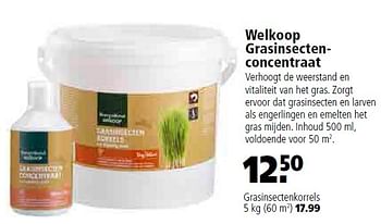Aanbiedingen Welkoop grasinsectenconcentraat - Huismerk - Welkoop - Geldig van 20/04/2015 tot 03/05/2015 bij Welkoop