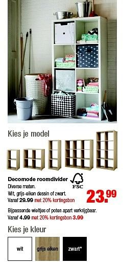 Aanbiedingen Decomode roomdivider - Huismerk - Praxis - Geldig van 27/04/2015 tot 03/05/2015 bij Praxis