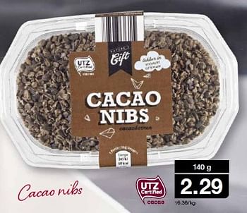 Aanbiedingen Cacao nibs - Nature's Gift - Geldig van 29/04/2015 tot 05/05/2015 bij Aldi