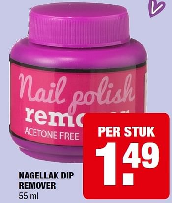 Aanbiedingen Nagellak dip remover - Huismerk - Big Bazar - Geldig van 27/04/2015 tot 03/05/2015 bij Big Bazar