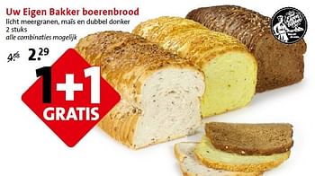 Aanbiedingen Uw eigen bakker boerenbrood - Huismerk - C1000 Supermarkten - Geldig van 29/04/2015 tot 05/05/2015 bij C1000