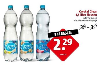 Aanbiedingen Crystal clear - Crystal Clear - Geldig van 29/04/2015 tot 05/05/2015 bij C1000