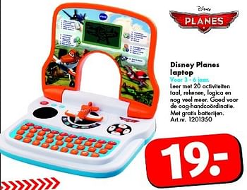 Aanbiedingen Disney planes laptop - Disney - Geldig van 25/04/2015 tot 10/05/2015 bij Bart Smit