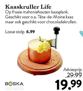 Aanbiedingen Kaaskruller life - Boska - Geldig van 17/04/2015 tot 10/05/2015 bij Cook & Co