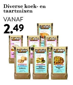 Aanbiedingen Diverse koek- en taartmixen - Huismerk - Cook &amp; Co - Geldig van 17/04/2015 tot 10/05/2015 bij Cook & Co