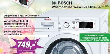 Aanbiedingen Bosch wasmachine waw32461nl - a - Bosch - Geldig van 27/04/2015 tot 10/05/2015 bij ElectronicPartner
