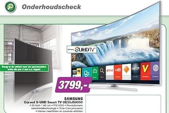 Aanbiedingen Samsung curved s-uhd smart tv ue55js9000 - Samsung - Geldig van 27/04/2015 tot 10/05/2015 bij ElectronicPartner