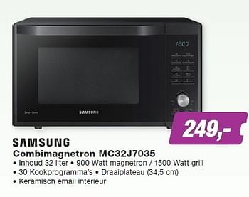 Aanbiedingen Samsung combimagnetron mc32j7035 - Samsung - Geldig van 27/04/2015 tot 10/05/2015 bij ElectronicPartner