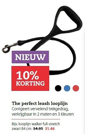 Aanbiedingen The perfect leash looplijn - Huismerk - Pets Place - Geldig van 27/04/2015 tot 10/05/2015 bij Pets Place