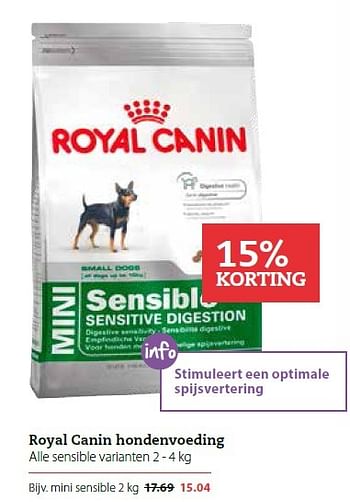 Aanbiedingen Royal canin hondenvoeding - Royal Canin - Geldig van 27/04/2015 tot 10/05/2015 bij Pets Place
