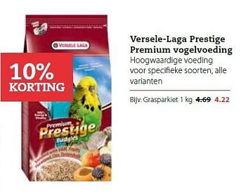 Aanbiedingen Versele-laga prestige premium vogelvoeding - Versele-Laga - Geldig van 27/04/2015 tot 10/05/2015 bij Pets Place