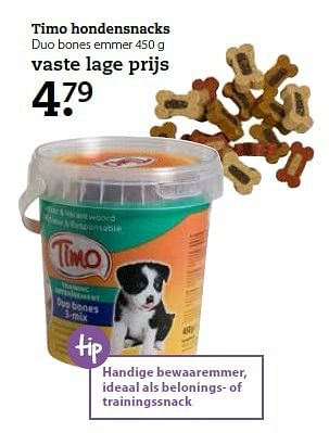 Aanbiedingen Timo hondensnacks - Timo - Geldig van 27/04/2015 tot 10/05/2015 bij Pets Place