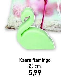 Aanbiedingen Kaars flamingo - Huismerk - Xenos - Geldig van 27/04/2015 tot 10/05/2015 bij Xenos