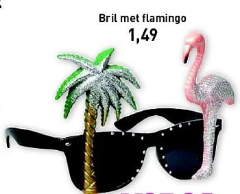 Aanbiedingen Bril met flamingo - Huismerk - Xenos - Geldig van 27/04/2015 tot 10/05/2015 bij Xenos