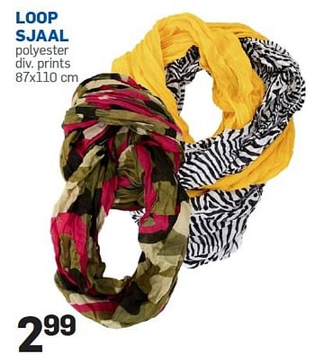 Aanbiedingen Loop sjaal polyester - Huismerk - Action - Geldig van 28/04/2015 tot 10/05/2015 bij Action