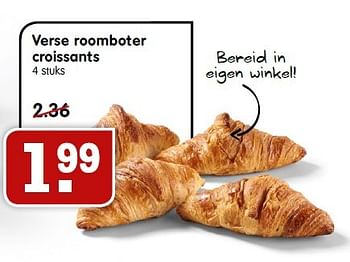 Aanbiedingen Verse roomboter croissants - Huismerk - Em-té - Geldig van 03/05/2015 tot 09/05/2015 bij Em-té