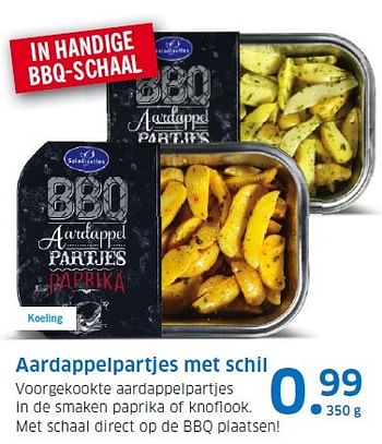 Aanbiedingen Aardappelpartjes met schil - Saladinettes - Geldig van 04/05/2015 tot 10/05/2015 bij Lidl