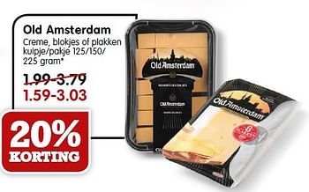 Aanbiedingen Old amsterdam creme, blokjes of plakken kuipje-pakje - Old Amsterdam - Geldig van 03/05/2015 tot 09/05/2015 bij Em-té