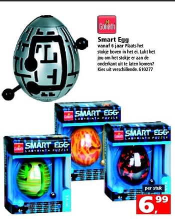 Aanbiedingen Smart egg - Goliath - Geldig van 18/04/2015 tot 10/05/2015 bij Intertoys