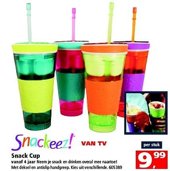 Aanbiedingen Snack cup - Snakeez! - Geldig van 18/04/2015 tot 10/05/2015 bij Intertoys