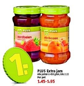 Aanbiedingen Plus extra jam - Huismerk - Plus - Geldig van 03/05/2015 tot 09/05/2015 bij Plus