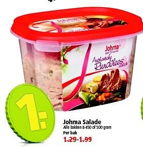 Aanbiedingen Johma salade - Johma - Geldig van 03/05/2015 tot 09/05/2015 bij Plus
