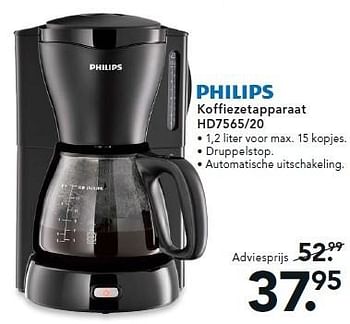 Aanbiedingen Philips koffiezetapparaat hd7565-20 - Philips - Geldig van 27/04/2015 tot 10/05/2015 bij Blokker