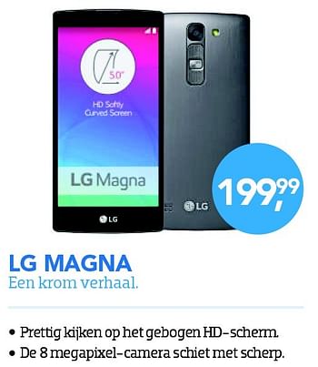 Aanbiedingen Lg magna een krom verhaal - LG - Geldig van 01/05/2015 tot 31/05/2015 bij Coolblue