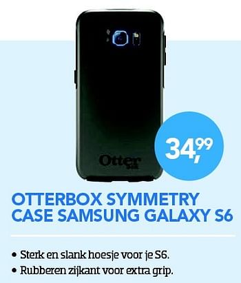 Aanbiedingen Otterbox symmetry case samsung galaxy s6 - Samsung - Geldig van 01/05/2015 tot 31/05/2015 bij Coolblue