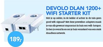 Aanbiedingen Devolo dlan 1200+ wifi starter kit - Devolo - Geldig van 01/05/2015 tot 31/05/2015 bij Coolblue
