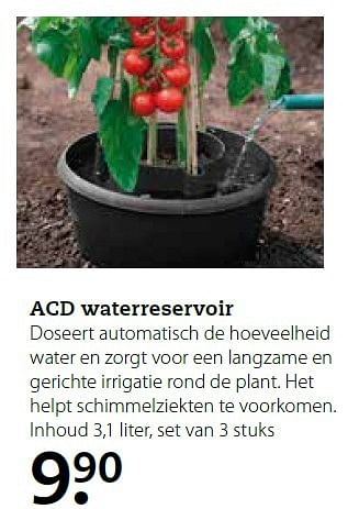 Aanbiedingen Acd waterreservoir - ACD - Geldig van 27/04/2015 tot 10/05/2015 bij Boerenbond
