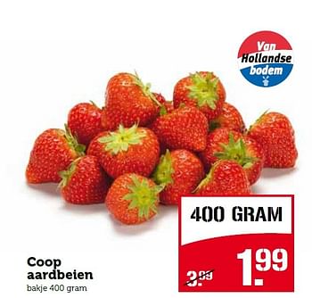 Aanbiedingen Coop aardbeien - Huismerk - Coop - Geldig van 04/05/2015 tot 10/05/2015 bij Coop