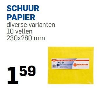 Aanbiedingen Schuur papier - Werckmann - Geldig van 23/04/2015 tot 17/05/2015 bij Action