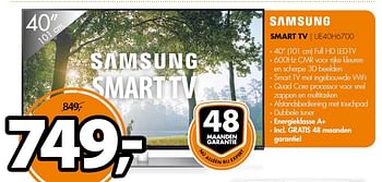 Aanbiedingen Samsung smart tv ue40h6700 - Samsung - Geldig van 04/05/2015 tot 10/05/2015 bij Expert