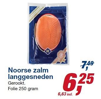 Aanbiedingen Noorse zalm langgesneden - Huismerk - Makro - Geldig van 06/05/2015 tot 19/05/2015 bij Makro