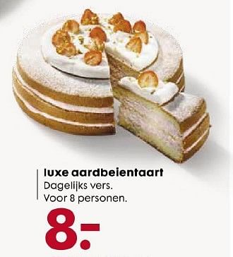 Aanbiedingen Luxe aardbeientaart - Huismerk - Hema - Geldig van 04/05/2015 tot 10/05/2015 bij Hema