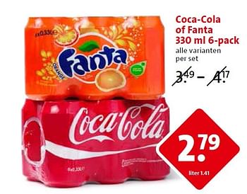 Aanbiedingen Coca-cola of fanta 330 ml 6-pack - Fanta - Geldig van 06/05/2015 tot 12/05/2015 bij C1000
