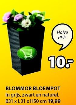 Aanbiedingen Blommor bloempot - Huismerk - Jysk - Geldig van 04/05/2015 tot 17/05/2015 bij Jysk