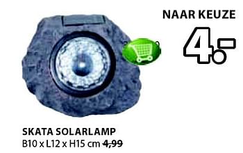 Aanbiedingen Skata solarlamp - Huismerk - Jysk - Geldig van 04/05/2015 tot 17/05/2015 bij Jysk