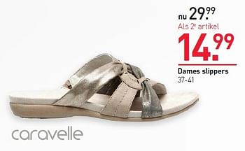 Aanbiedingen Dames slippers - Caravelle - Geldig van 04/05/2015 tot 10/05/2015 bij Scapino