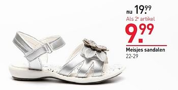 Aanbiedingen Meisjes sandalen - Huismerk - Scapino - Geldig van 04/05/2015 tot 10/05/2015 bij Scapino