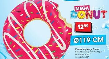 Aanbiedingen Zwemring mega donut - Huismerk - Top1Toys - Geldig van 04/05/2015 tot 31/05/2015 bij Top1Toys