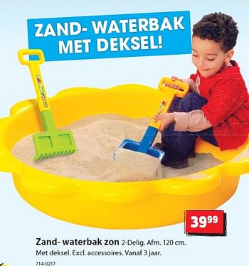 Aanbiedingen Zand- waterbak zon - Huismerk - Top1Toys - Geldig van 04/05/2015 tot 31/05/2015 bij Top1Toys