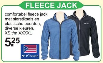 Aanbiedingen Fleece jack - Nielsson - Geldig van 11/05/2015 tot 31/05/2015 bij Van Cranenbroek