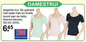 Aanbiedingen Damestrui - Nielsson - Geldig van 11/05/2015 tot 31/05/2015 bij Van Cranenbroek