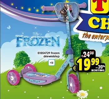 Aanbiedingen Frozen driewielstep - Disney - Geldig van 16/05/2015 tot 31/05/2015 bij ToyChamp