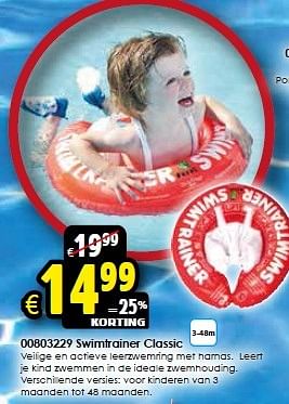 Aanbiedingen Swimtrainer classic - Huismerk - Toychamp - Geldig van 16/05/2015 tot 31/05/2015 bij ToyChamp