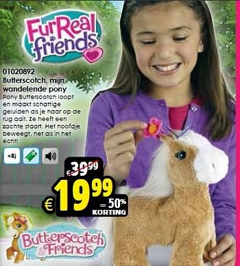 Aanbiedingen Butterscotch, mijn wandelende pony - FurReal - Geldig van 16/05/2015 tot 31/05/2015 bij ToyChamp