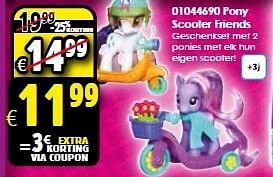 Aanbiedingen Pony scooter friends - My Little Pony - Geldig van 16/05/2015 tot 31/05/2015 bij ToyChamp